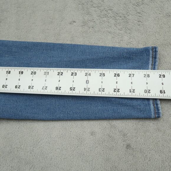 American Eagle Jeans Women's Size 14R Blue Super High-Rise Jegging 29" Inseam - Picture 4 of 16